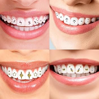 Amazon.co.jp: ティースジュエリー D-IY歯の人工クリスタル宝石